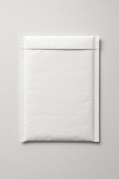White padded envelope packaging