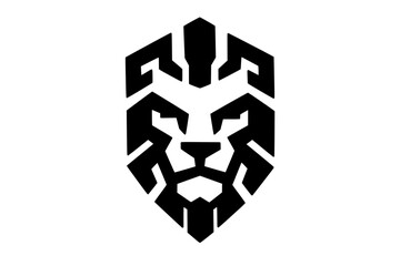 abstract geometric shape Lion