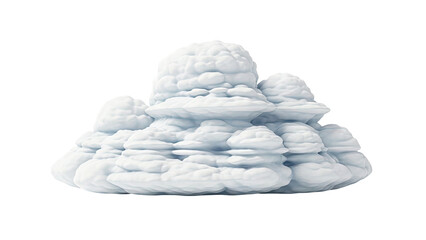 Stylized 3D Render of Cumulonimbus Clouds