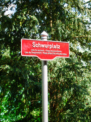 information table of the famous historical site
