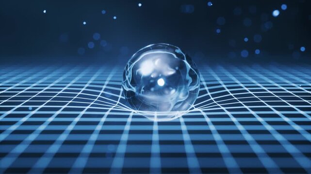 Physics quantum and scientific background, 3d rendering 4k