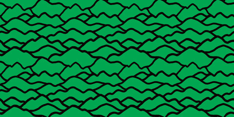 Seamless Handdrawn Mountain Pattern with Natural Calm Style
手描き風の山並みが織りなすシームレス自然パターン