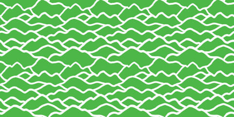 Seamless Handdrawn Mountain Pattern with Natural Calm Style
手描き風の山並みが織りなすシームレス自然パターン