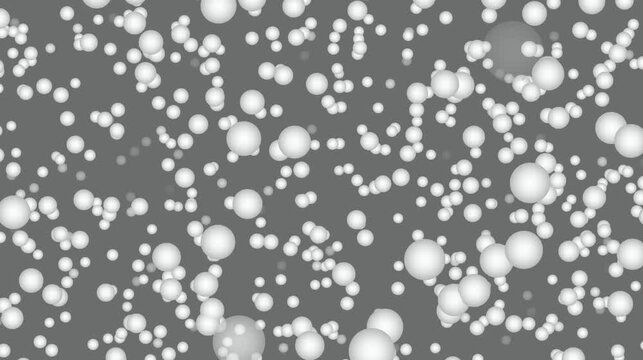 Shiny drops of water on a glass create a seamless winter pattern with snowflake designs and bokeh light textures on a black and white background