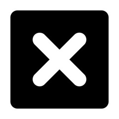 Obraz premium Cancel Button UI Icon