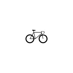 Fototapeta premium bicycle icon on white background