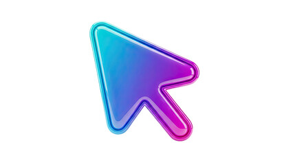 Glossy gradient cursor icon