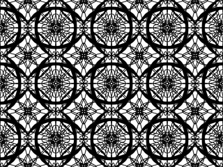 A repeating abstract motif suitable for surface design.