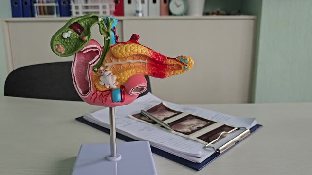 Learning about human anatomy with a model of the digestive system in a classroom setting