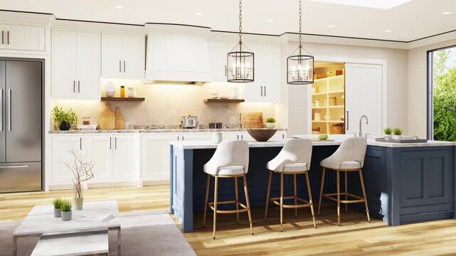 Modern kitchen interior design
