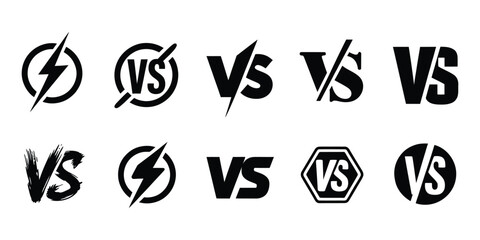 Battle VS Icon bold versus graphic featuring competitive duel elements, modern gaming interface visuals and esports tournament branding design.