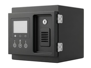Obraz premium Secure digital safe box with keypad