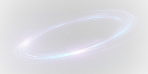 Glowing Blue Purple Neon Magic Portal Ring PNG Futuristic Overlay