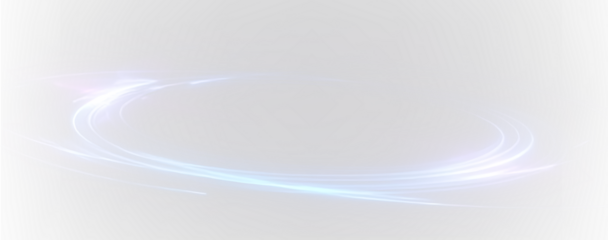 Futuristic Neon Energy Ring Portal with Blue and Purple Glow PNG Overlay