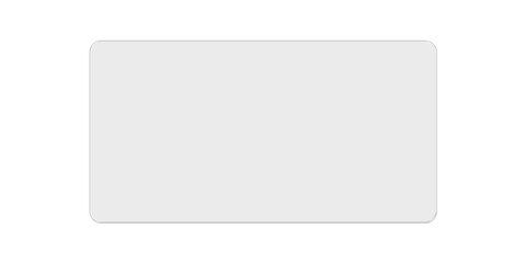 Obraz premium Shiny glass sheet. Png Acrylic glass panel, Glass sheet, Frosted Glass Card with Rounded Corners, Glassmorphism UI Element on Transparent Background