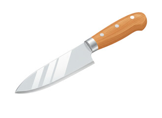 Chef's Knife Icon, isolated on a transparent background