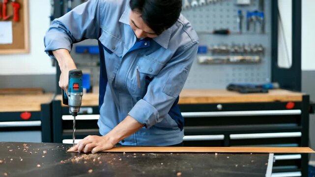 Medium shot of a technician explaining the benefits of a basic warranty plan ensuring tool longevity and essential coverage against common defects.