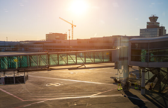Prague, Czech Republic - 13.05.2025: Vaclav Havel Airport Prague.