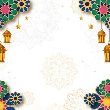 Islamic, ramadhan and eid Mubarak background 