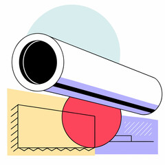 Abstract geometric illustration