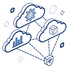 Cloud computing concept