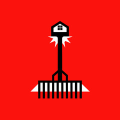 Modern house icon