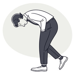 Person stretching exercise