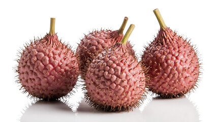 lychee isolated on white background