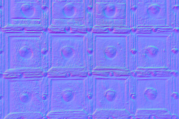 Wooden door background in normal map