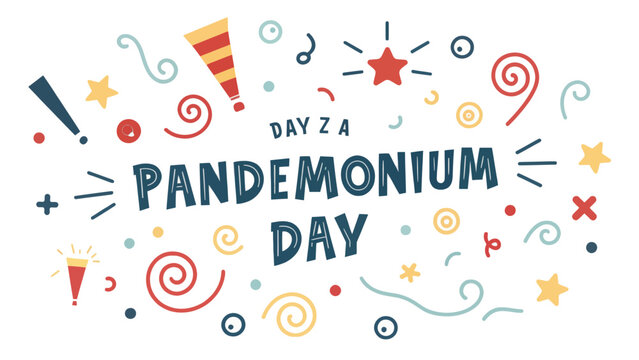 Pandemonium Day Celebration Illustration
