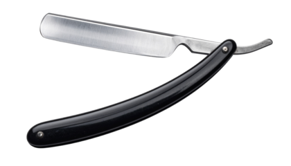 Classic Straight Edge Barber Razor, Generative AI