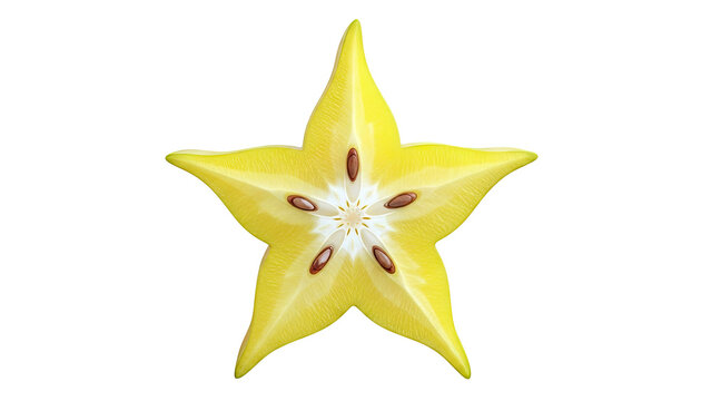 Slice of Star Fruit (Carambola)