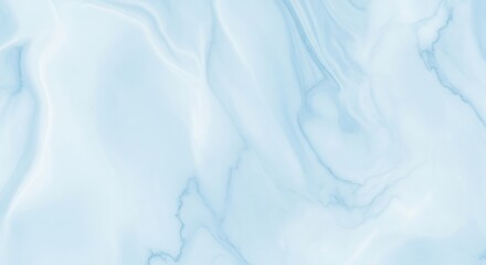 A light blue abstract painting with swirling patterns and a gradient effect.