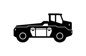 Black Pickup Truck SVG Icon