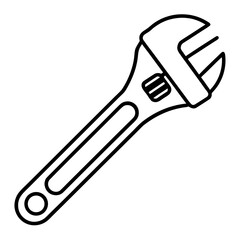 Obraz premium Adjustable wrench