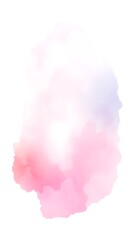 Watercolor Shape Soft Pink And Blue Hues A Dreamy, Ethereal Design Element