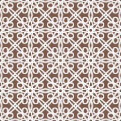 Fototapeta premium Seamless Green and White Ikat Pattern Background with Traditional Ethnic Embroidery Textile Design and Abstract Geometric Ornament for Fashion Fabric Wallpaper Backdrop