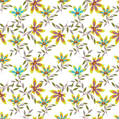 Fototapeta premium seamless floral pattern