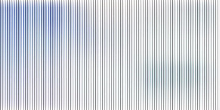 Soft glass ripple gradient in icy pale blue and lavender hues. Delicate reeded texture with frosted distortion effect and minimal vertical blur. Glass texture, vector illustration