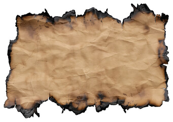 PNG Vintage burnt parchment paper texture