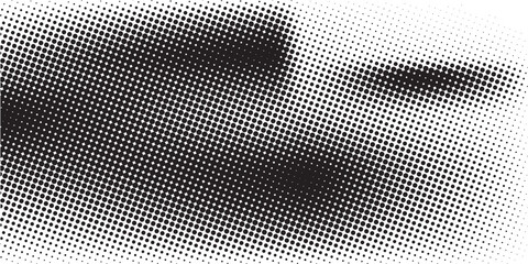 Halftone twisted grunge pattern design