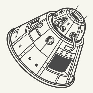 Next gen atmospheric engine capsule open front spacecraft