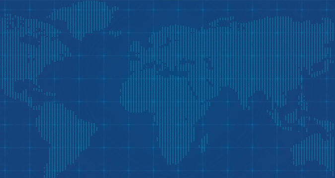 Next-Generation AI Network Visualization Across a Connected World Map