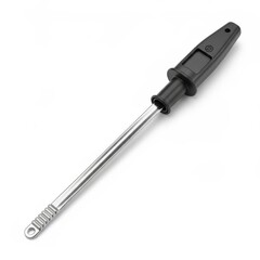 Obraz premium Oil dipstick for checking engine oil level in automotive maintenance 