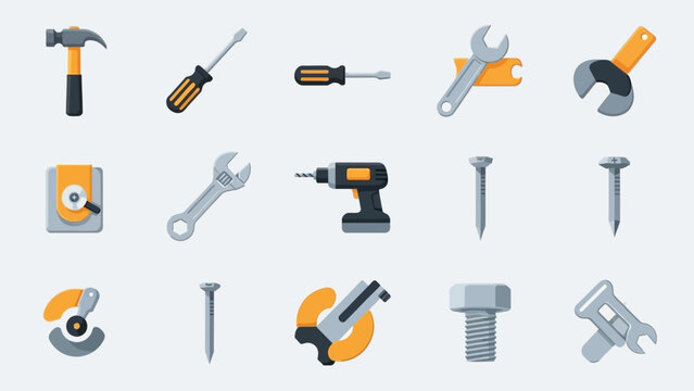 Collection of Various Tools and Equipment.