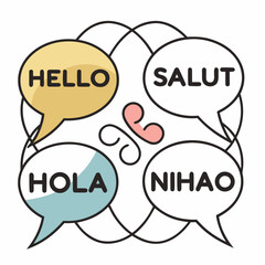 Greetings in multiple languages © rabi