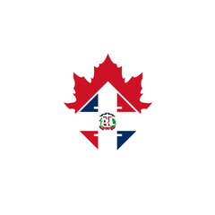 Dominican Republic Flag Sale Banner In Icon