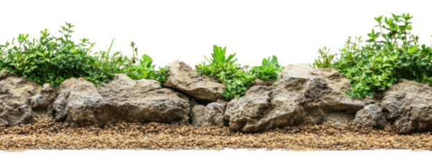 Real Manmade Landscape Border landscape vegetation outdoors.