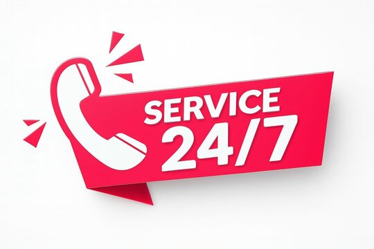Service available 24 hours a day 7 days a week
