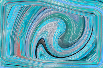 Three-dimensional multicolored abstract background